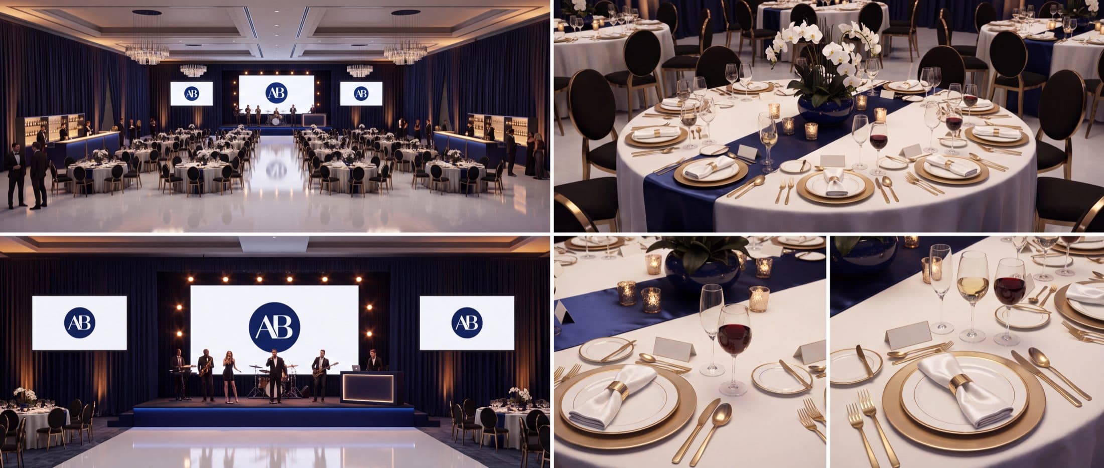 Salle de gala, rendu panoramique — 280 inv.